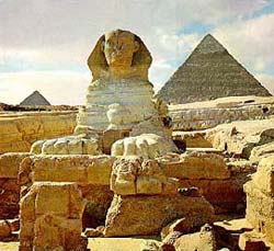 Great Sphinx and Pyramids of Giza